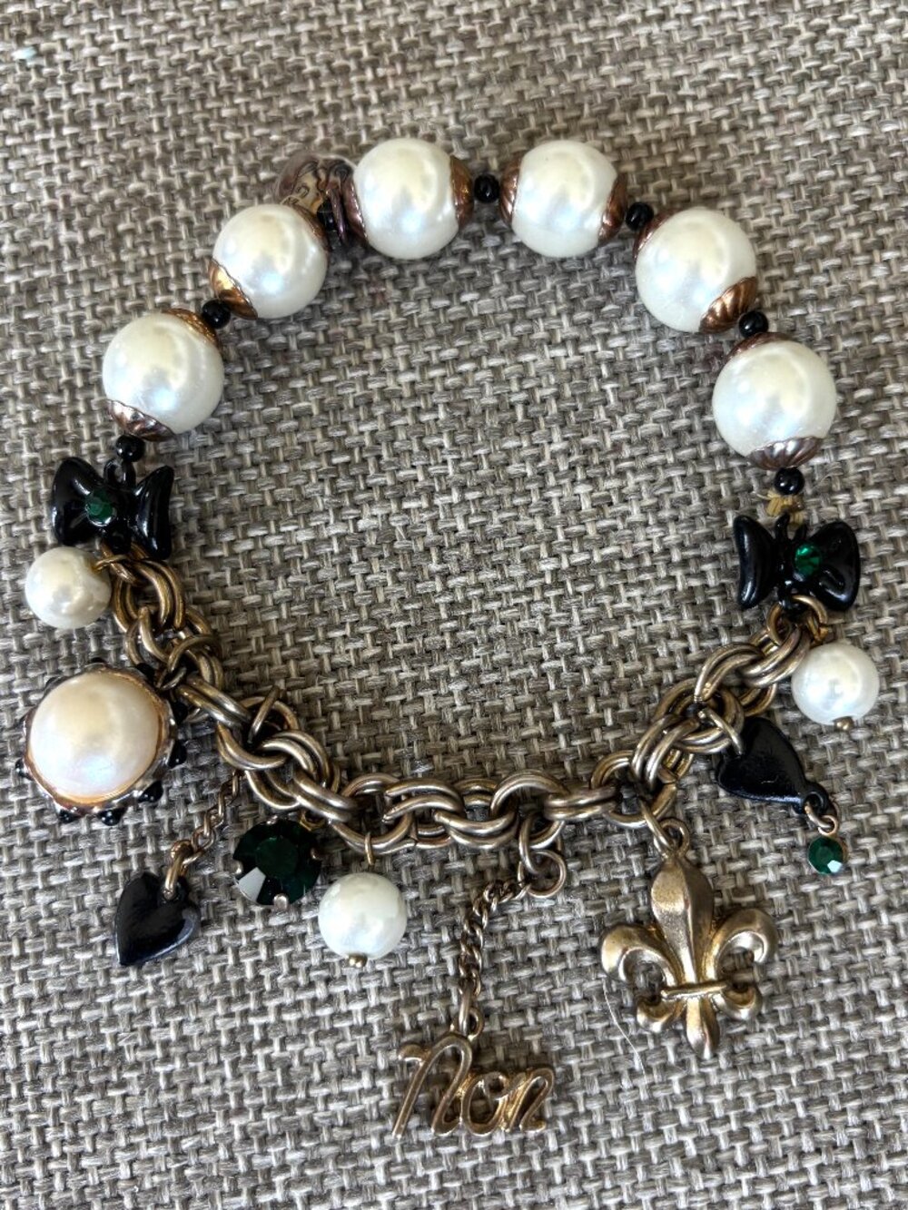 Vintage Betsey Johnson Charm Bracelet